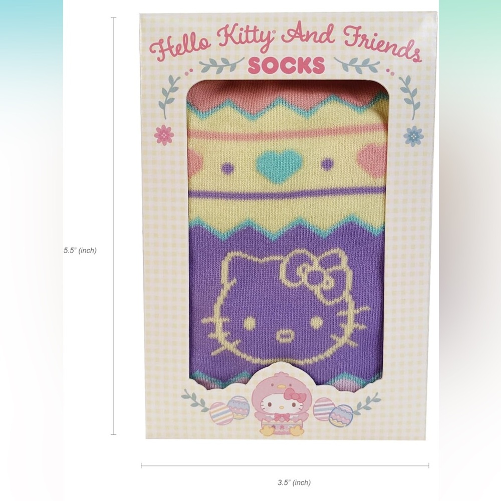 Net women’s Hello kitty Easter socks 1 pair